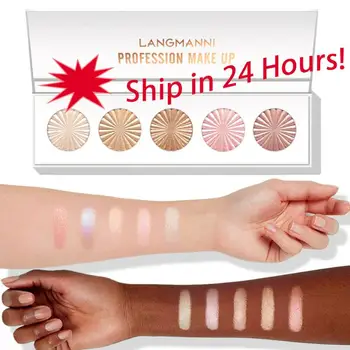 

3D Matte Highlight Palette Long Lasting Waterproof Concealer Face Highlight Contour Palette Suitable For Novice Makeup TSLM2