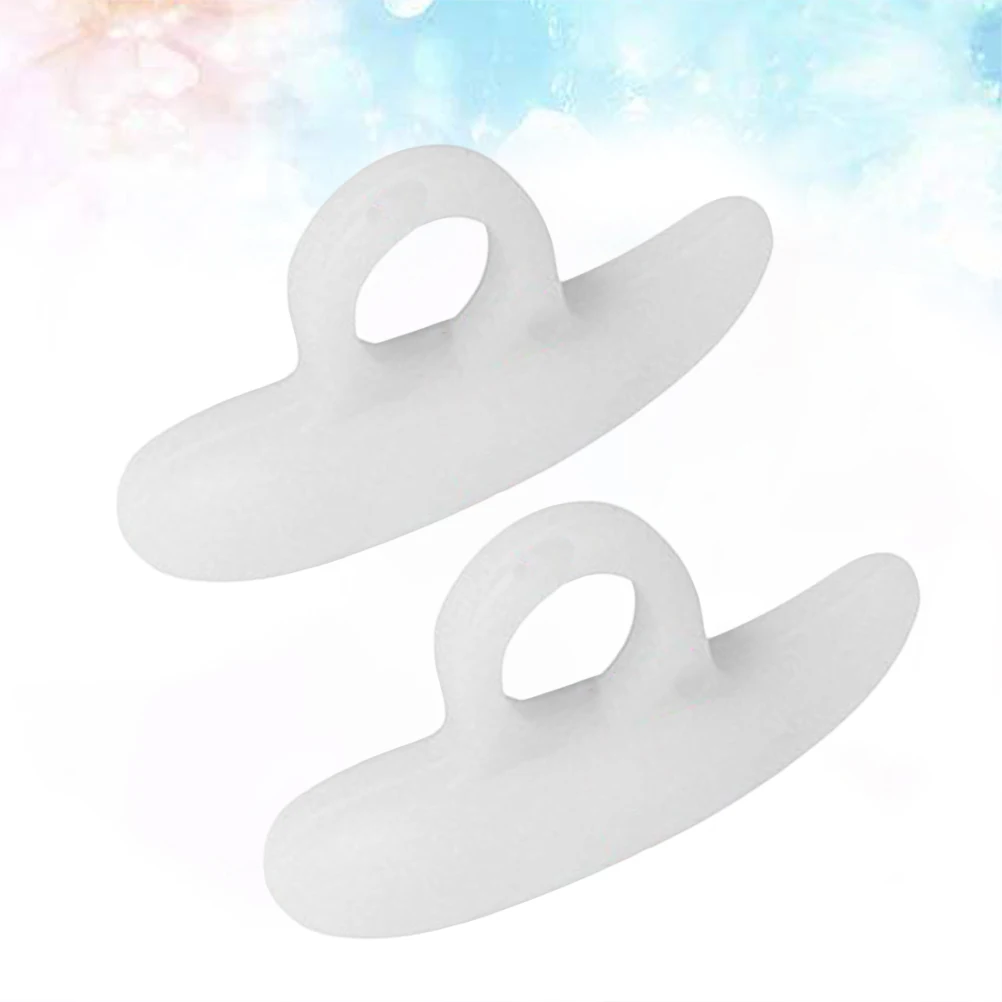 4 Pairs Hammer Toe Correctors Soft Silicone Toe Pads Pedicure Care Protectors For Women Ladies