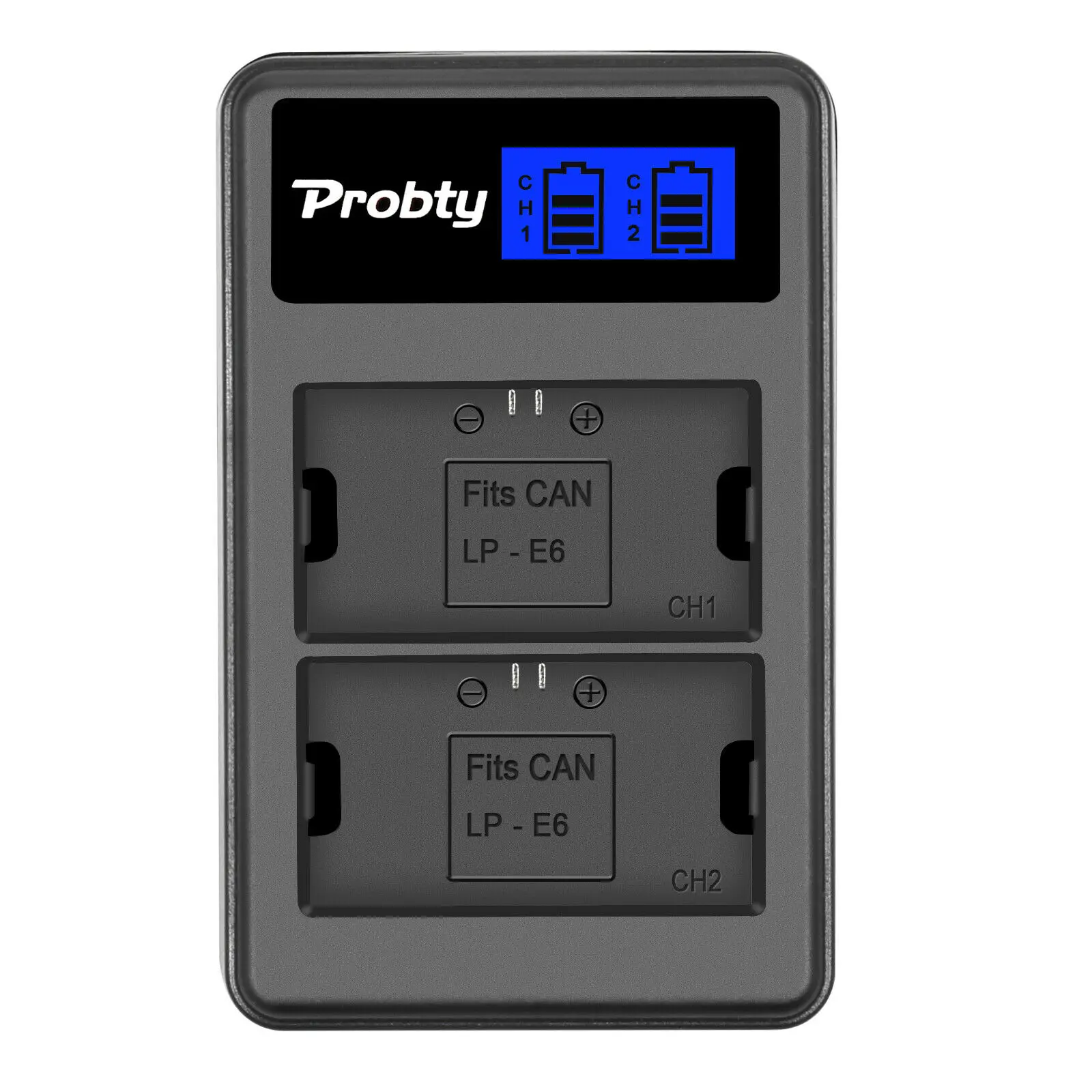 3 шт. батарея Probty 2650mAh LP-E6 LPE6 LP E6+ ЖК двойное зарядное устройство для камеры Canon 5D Mark II/III 6D 7D 60D 60Da 70D DSLR EOS 5DS