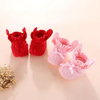 

2019Toddler Shoes Bow Baby Shoes Indoor Soft Bottom Baby Shoes Mesh Lace Beautiful Baby Girl Shoes Newborn Shoes Toddler Shoes