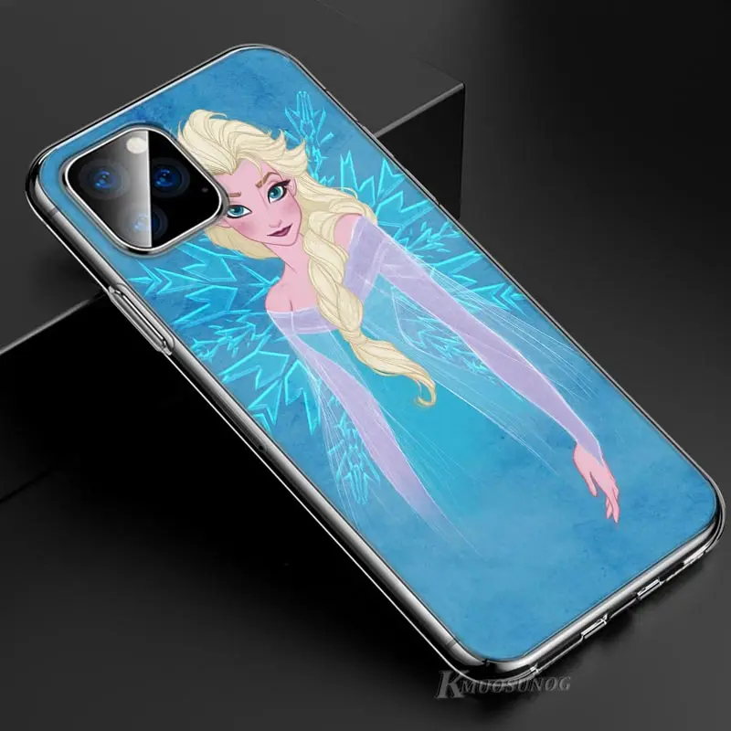 best case for iphone 12 pro max Frozen Elsa Anna For Apple iPhone 13 12 11 Pro Max mini XS Max XR X 8 7 6 Plus 5S SE 2020 Soft TPU Transparent Phone Case iphone 12 pro max leather case