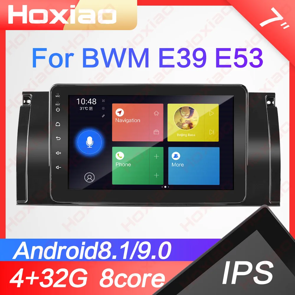

Android 8.1 9.0 car radio 2 DIN 9-inch HD stereo player WiFi DAB NO DVD for BMW E38 E39 E53 M5