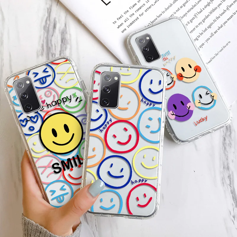 Silicone Case For Samsung A51 Case Clear Phone Cover Galaxy M21 M21S M30S M31 Prime M42 M51 Note 20 Plus Ultra On7 2016 Fundas