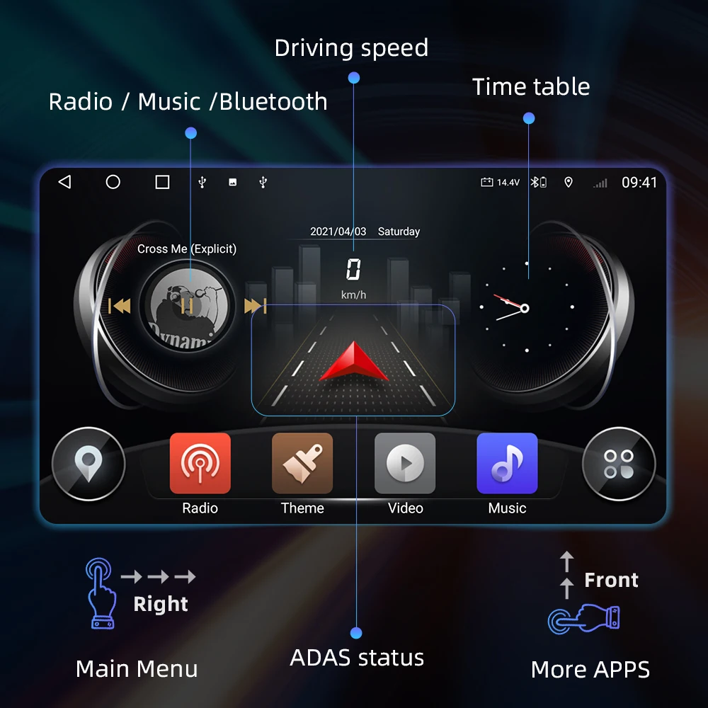 ISUDAR T72 QLED 4G Android Car Radio For VW/Volkswagen Passat B8 2015- GPS CANBUS Carplay Octa Core RAM 6GB ROM 128G DVR No 2din