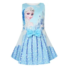 С изображением Анны и Эльзы 2 Снежная королева Белое платье для девочек "Принцесса Белль" Рождество холодного сердца ”, ручалочкой Ариэль, Косплэй с изображением принцессы Эльзы детское платье для Детские платья