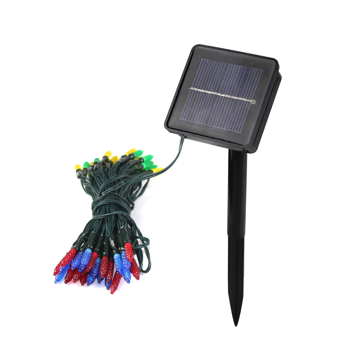 

Manufacturers Wholesale Solar LED50-LED Color Solar Ice Bar Christmas Light Lithium Battery
