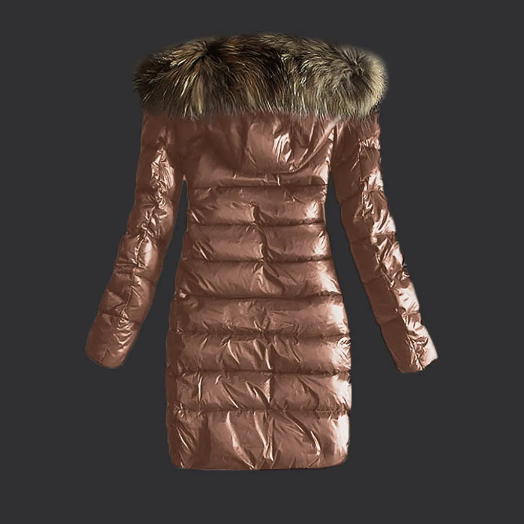 Женская куртка с капюшоном размера плюс, стеганая зимняя теплая куртка с меховым воротником, куртка с капюшоном, верхняя одежда с поясом