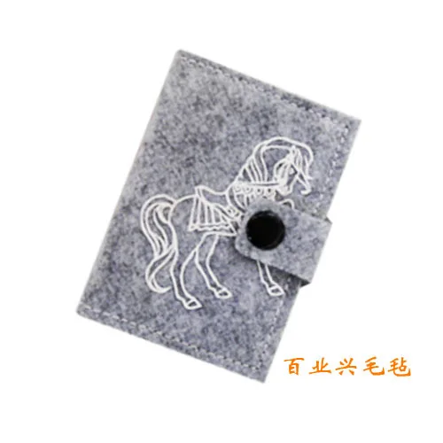 

Felt Card Bag Customizable Fashion Card Bit More Bank Card Package Gift Advertisement cu qiao Special Offer
