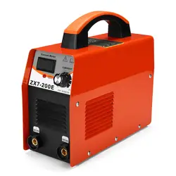 FORGELO инвертор сварочный аппарат ZX7-200E 110 V/220 V IGBT MMA Сварочный 120A светодиодный дисплей для домашнего начинающих легкий эффективный