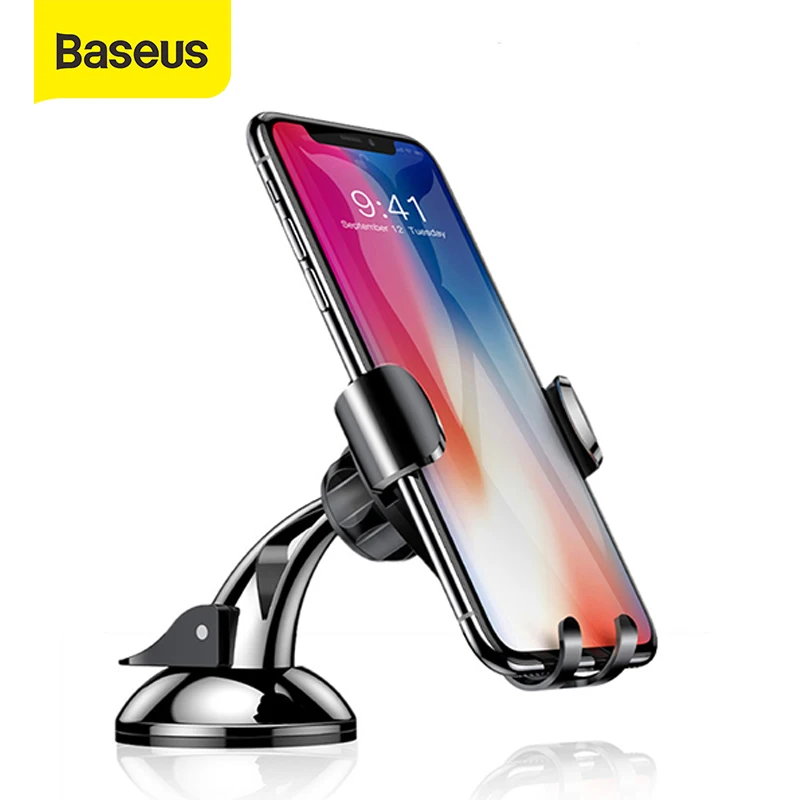 Baseus-Soporte de teléfono Gravity para coche, ventosa de succión fuerte para Xiaomi, Samsung, teléfono móvil