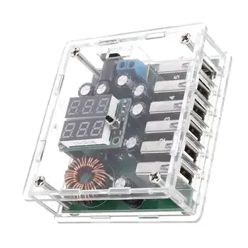 

Support 12V Car 24V Truck Car Power Charging Module with Shell Power Supply Board DC10-30V to DC5V 12A