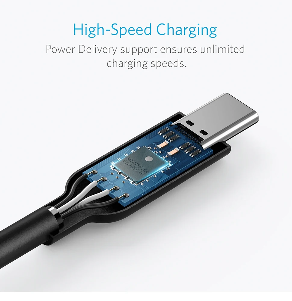 Powerline II USB-C 3.1 Gen 2 Cable Power Delivery