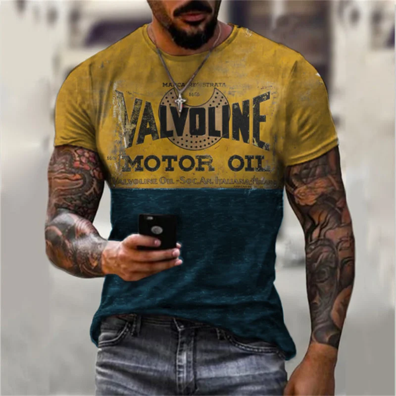 New Summer Man T-shirt Short Sleeve 3D Print 2021 Men's T Shirt Fashion Male Casual Streetwear Fashion Retro Oversiezed T Shirt