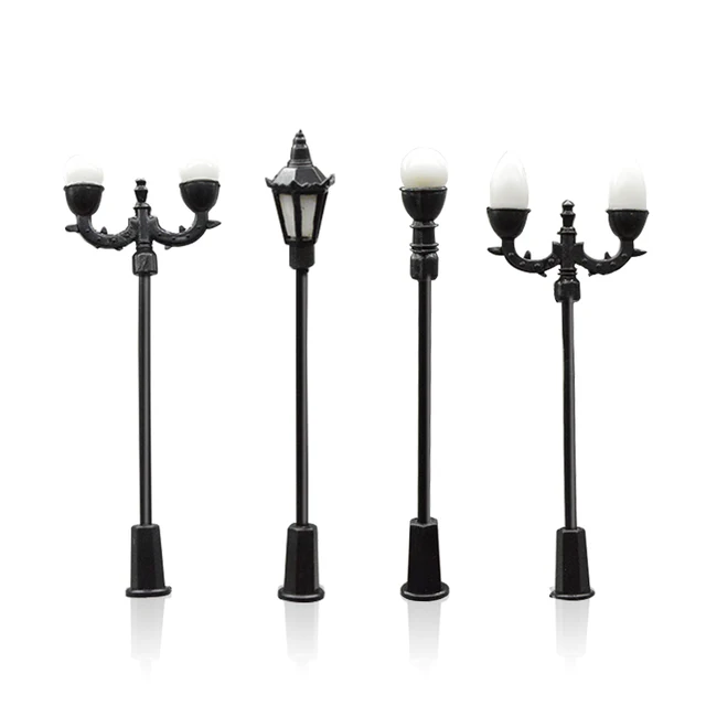 2 Lampes Miniatures Chemin De Fer Modélisme - Échelle 1/87 - Lumière Chaude Pour Diorama, Maquette