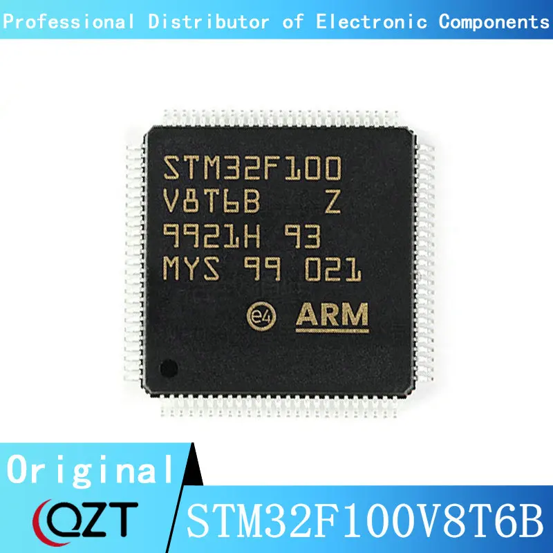 10pcs/lot STM32F100 STM32F100V8 STM32F100V8T6 STM32F100V8T6B LQFP100 Microcontroller chip New spot tms320c203pz80 tms320f28069pzt tms320f28069fpzt tms320f28069mpzt tms320c203 tms320f28069 tms320c tms320f tms ic mcu chip lqfp100