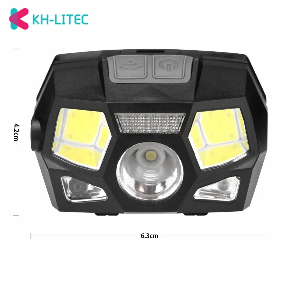 Mini-Head-Lamp-5-Modes-Waterproof-2COB+1XPE-Flashlight-USB-Rechargeable-Headlight-Headlamp-Camping-Fishing-Torch-Lanterna 6