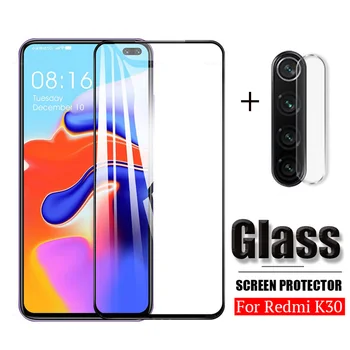 

2 in 1 Camera Lens Protector Glass For Xiaomi Redmi K30 Tempered Glass Screen Protector on redmi K30 4G/5G Protective Glass Film