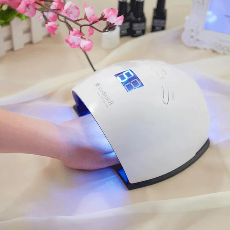 Billige 48W UV LED Lampe Nagel Trockner Für Hand Fuß 2in1 Gel Polish Curing Trocknung Fingernagel Zehennagel Led Led lampe Polnisch maniküre Nail art Werkzeug