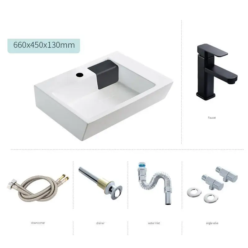 Number 3 Bagno Lavatorio Banyo Sobre Encimera Umywalka Ванная комната сосуд Evier Lavabo De Mano черная раковина Cuba Pia Banheiro умывальник - Цвет: Number 3