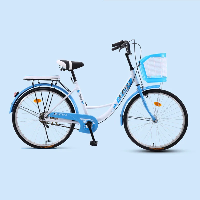 Bicycle 24 Inch Commuter City Bike Retro Lady Students grils Leisure Light Colorful Car 2019 New Safer
