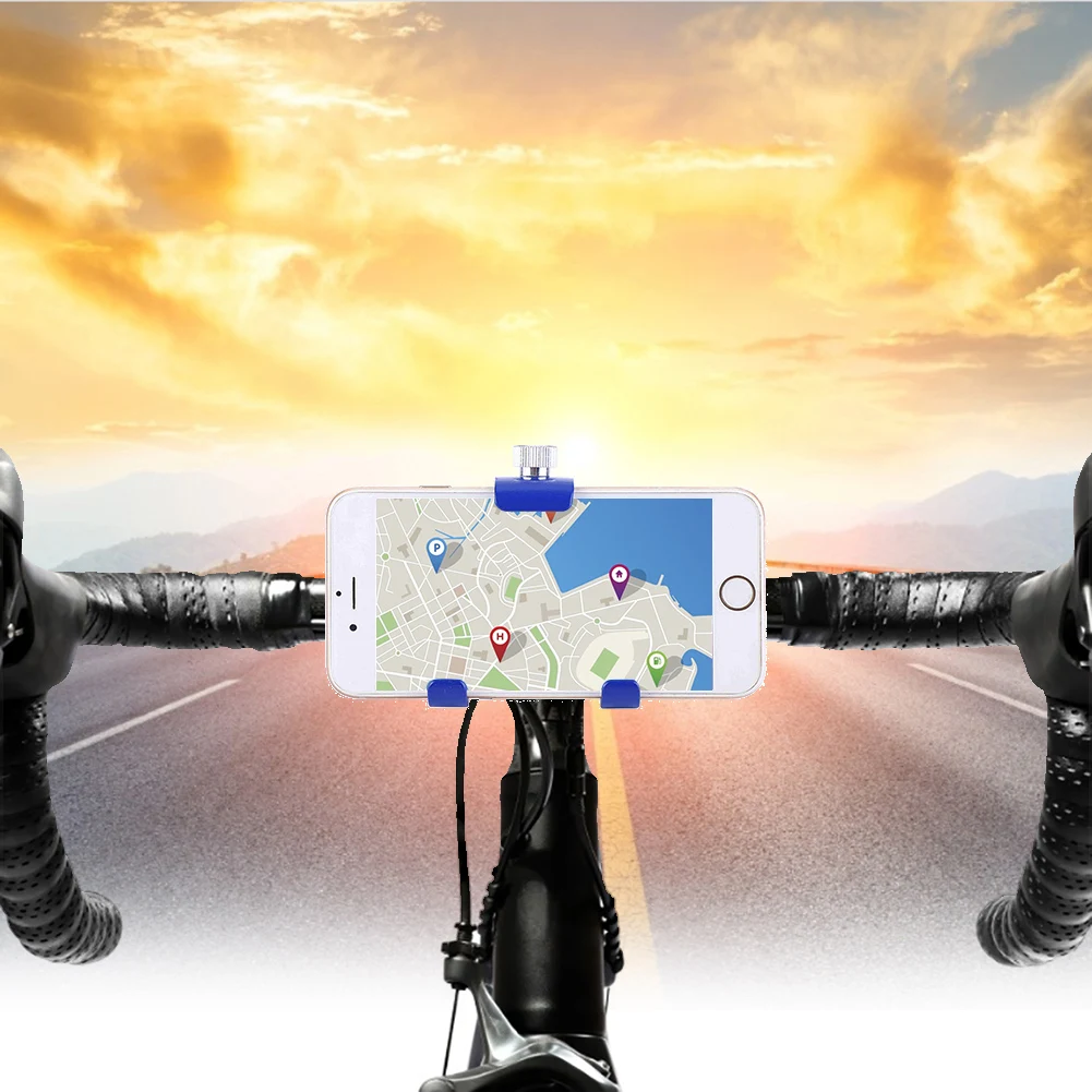 Bicycle GPS Mobile Phone Mount Holder For Phone Bracket Support Sport Cycling Bike Aluminum Alloy Holder 3.5-6.5inch Adjustable