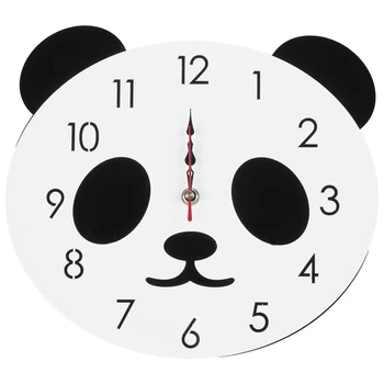 

Lovely Panda Clocks Wall Stickers For Kids Rooms Wall Clocks Home Decoration Clock Stickers