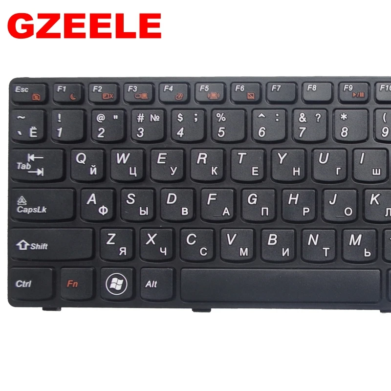 Русская клавиатура для ноутбука LENOVO G580 Z580A G585 Z585 G590 Z580 ноутбук на замену с рамкой