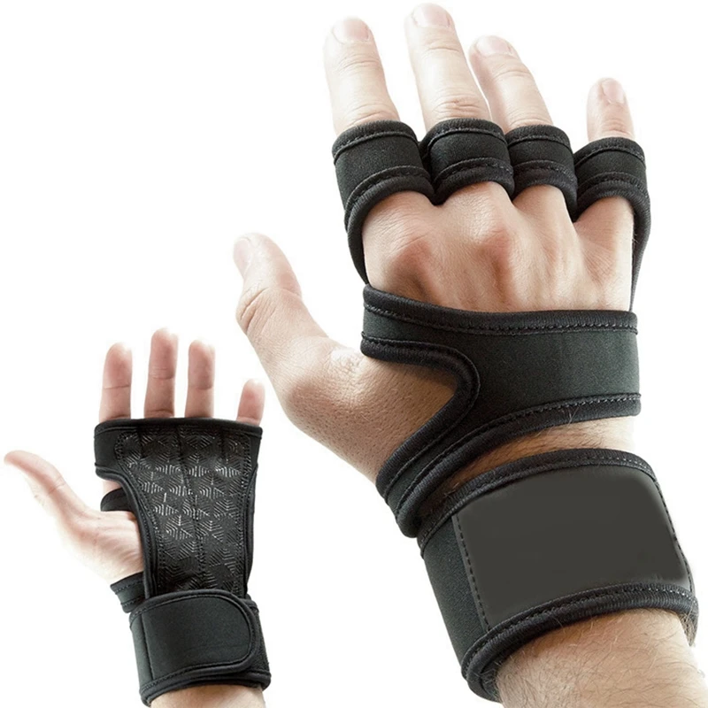 Фитнес перчатки ладони тренажерный зал гантели оборудование спортивные перчатки напульсник тренировка тяжелая атлетика перчатки