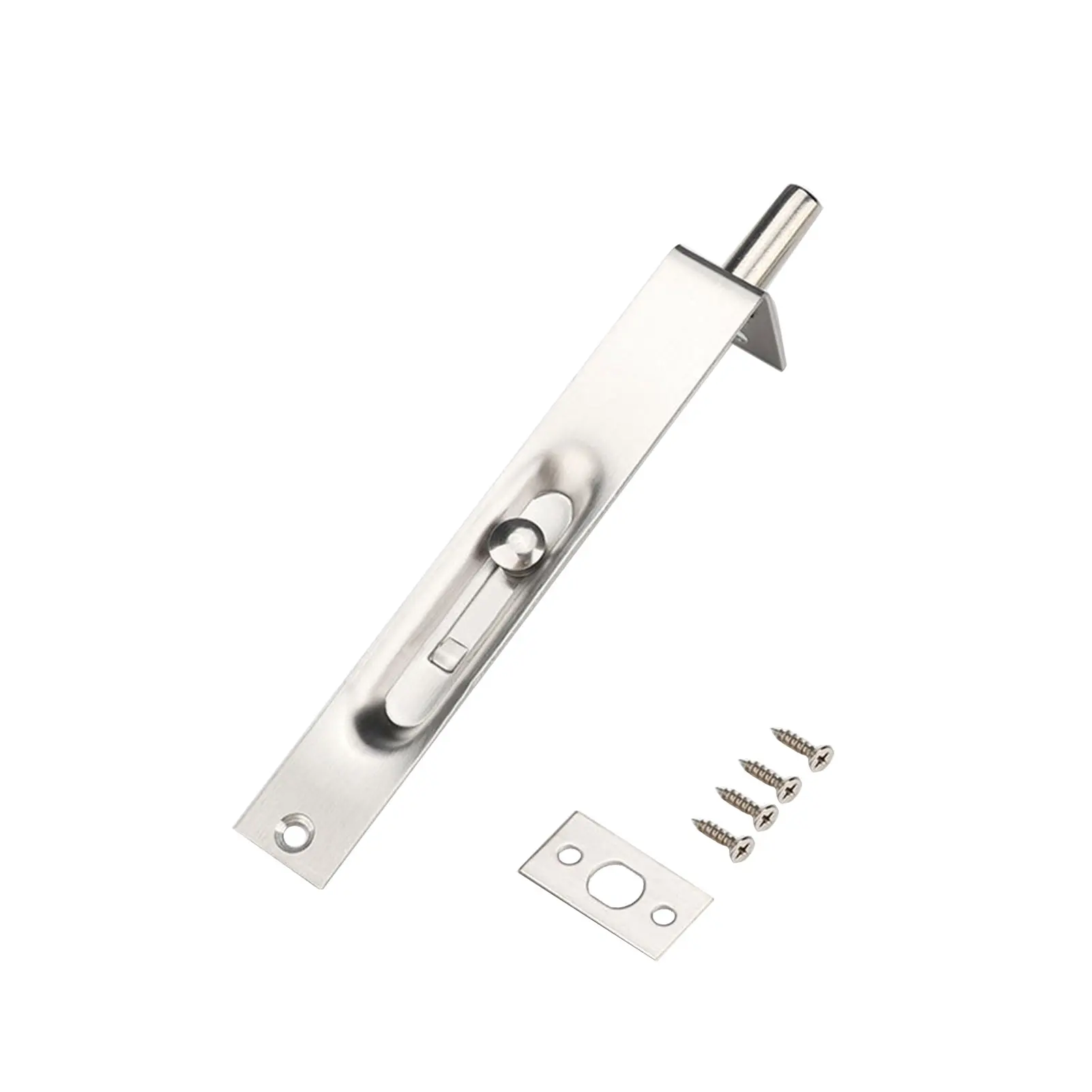 Home Hardware Anti Theft Concealed With Screws Durable High Hardness Gate Security Stainless Steel Door Bolt Latch Easy Install |