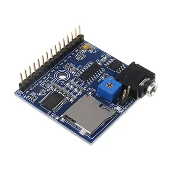 

MP3 Voice Module SD/TF Voice Broadcast Trigger Player + Speaker F MCU SCM UI