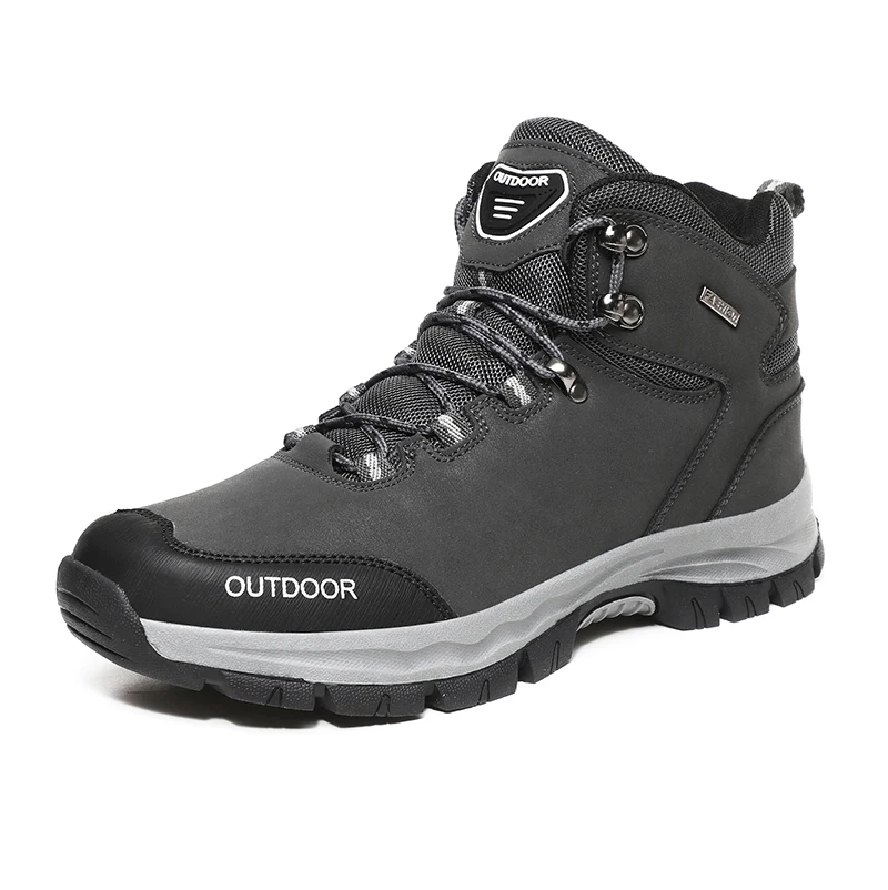 big size 48 Outdoor Waterproof Hiking Boots Men Winter Shoes Walking Climbing Hiking Boots Hunting Sneakers zapatillas hombre