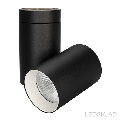 027561 Светильник SP POLO SURFACE TURN R85 15W Day4000 (BK WH 40 deg) (ARL IP20 Металл 3 года) 1шт. Arlight|Новизна