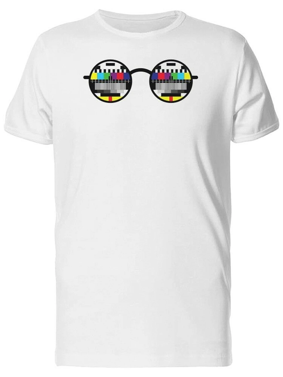 カラフルなラウンドメガネメンズ Tシャツによる画像 2xl 3xl 4xl 10xl Tシャツ T Shirts Aliexpress