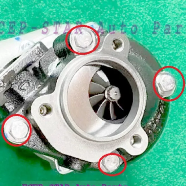 with 4 Bolts-Turbo J55S T74801003 Turbine Turbocharger For Foton LOVOL Tractor series TD804 TD824 For Perkins Tractor -- (5)