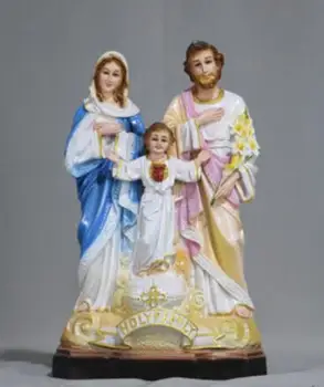 

Jesus Christ taught to present Figure Statue art Sculpture Crafts Blessed are three mem Figurine decorationbers holy family
