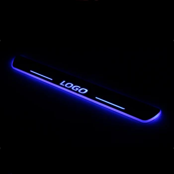

Acrylic Moving LED Welcome Pedal Car Scuff Plate Pedal Door Sill Pathway Light For Opel Vectra C
