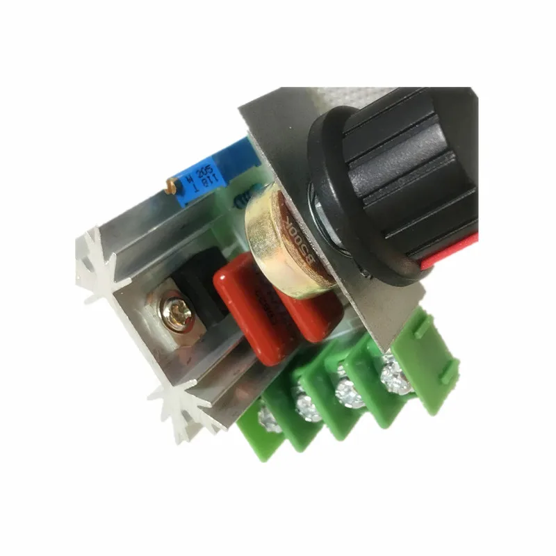 Motor Speed Controller Voltage Regulator Electric Motor Speed Controller Voltage Regulator 2000 Watt AC 50-220 Volt Dimmer SCR Power Regulator Motor Speed Controller Home Improvement Regulators 2000W