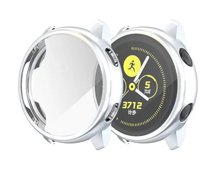 Для samsung galaxy watch чехол для экрана активный круглый ультратонкий мягкий силиконовый защитный чехол для galaxy active
