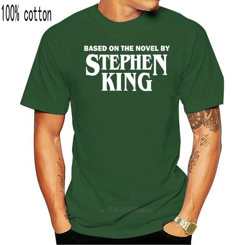 На основе The Novel By Stephen King футболка ужас модная рубашка на Хэллоуин винтажная для