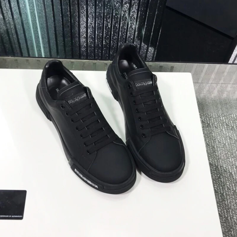 Zapatos informales de diseñador para hombre, zapatillas de cuero, de negocios, a la moda, EU36-46