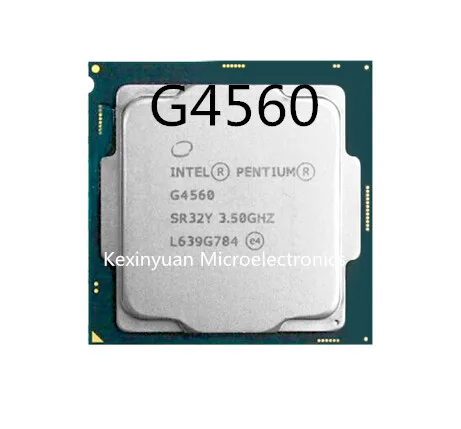 

Intel Pentium Processor G4560 g4560 LGA 1151-land FC-LGA 14 nanometers Dual-Core properly Desktop Processor 100% working