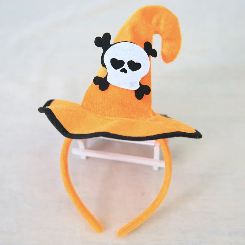 

Halloween Headband Witch Pumpkin Hat Hair Headpiece for Halloween Costume Party