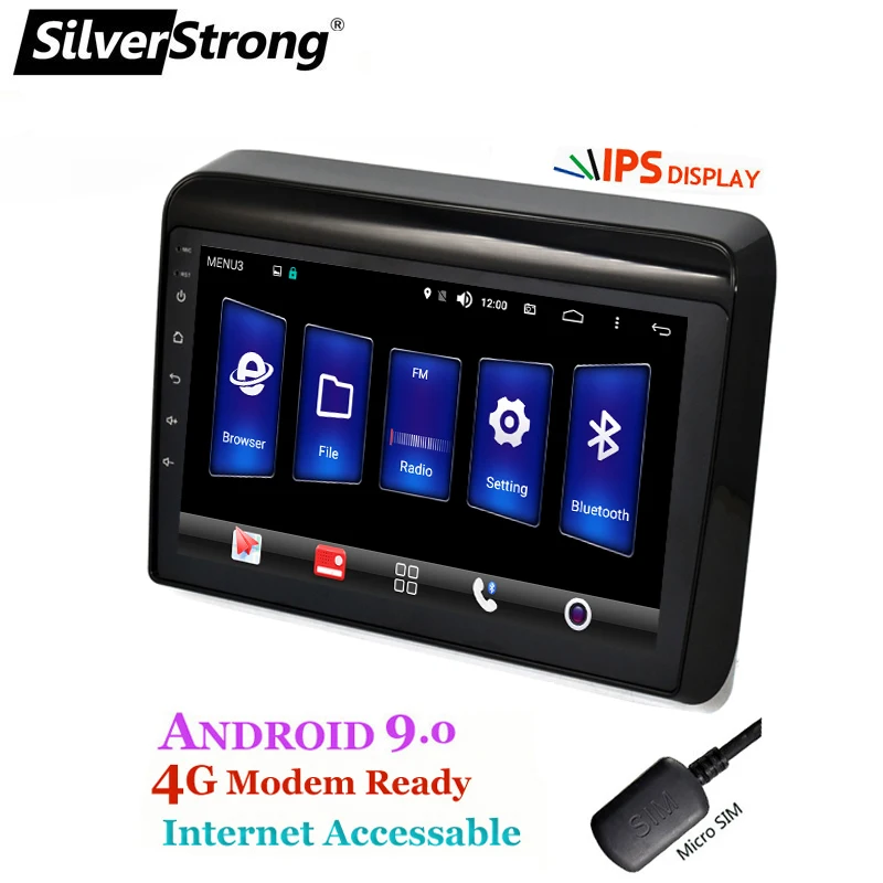 Perfect SilverStrong IPS Android9.0 Car Audio For Suzuki Ertiga Android Maruti Ertiga 2018+ Car GPS Audio Headunit GPS DSP IPS Panel 5