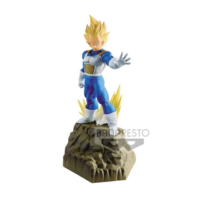 17 см BANDAI Dragon Ball Z Супер Саян Вегета фигурку ПВХ Коллекционная модель игрушки Аниме