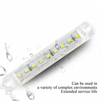 

Super bright Side marker light IP67 ABS 10pcs White 9 LED Truck Lorry Bus