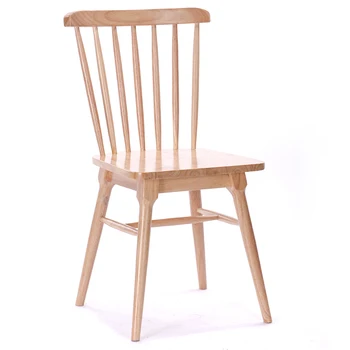 

Windsor chair solid wood nordic dining chair home simple leisure cafe chair restaurant backrest chair all solid wood chair