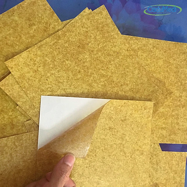 1pcs 15cm round or square medical oil paper kraft paper with adhesive  plaster bone wound with