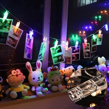 

40LED 4.5M Photo Clip Peg Light String Battery Lamp Christmas Decoration