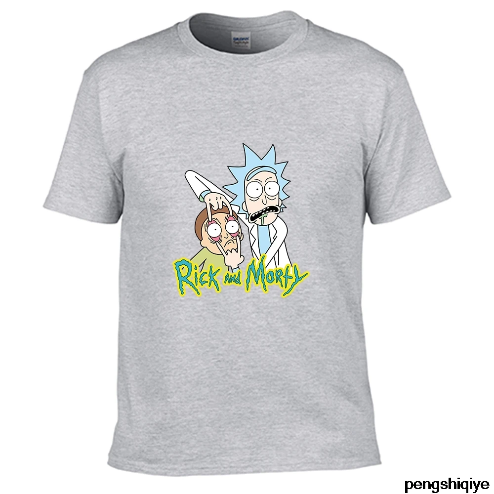 

2020 new Summer T-shirts Cartoon animated print head men Tshirt Tops Solid color T Shirt Mens Black And White 100% cotton