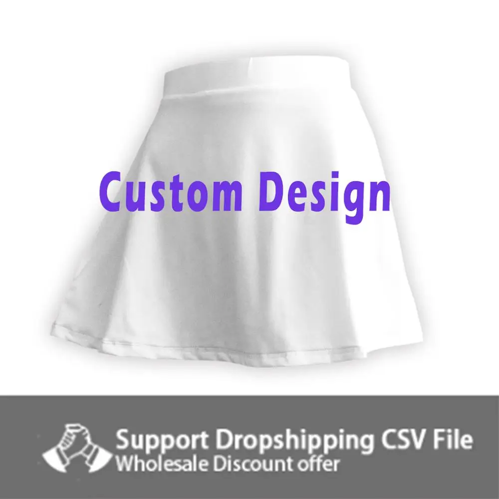 Above Knee Mini Summer Sexy Short Woman Custom Design 3d Print Skirt | Женская одежда